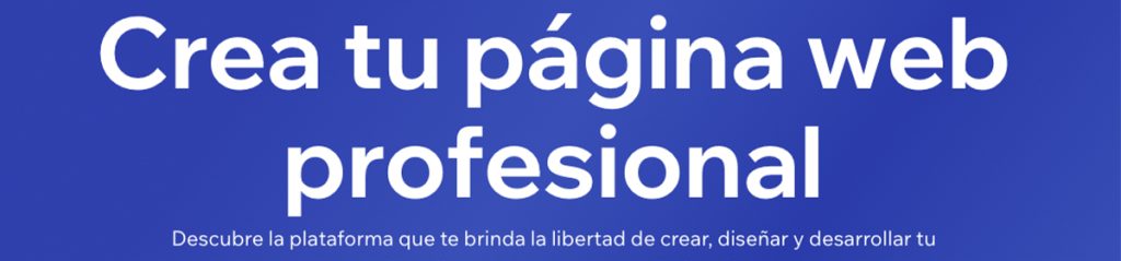 Diseño web con Wix
