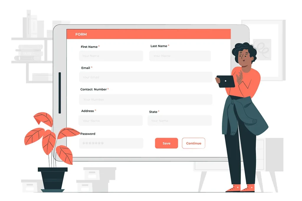 Minimiza el número de campos del formulario