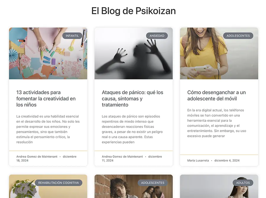 blog de psicología