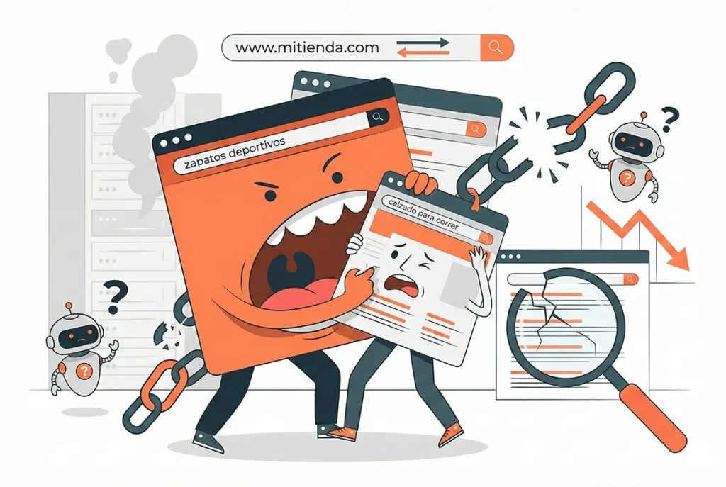 canibalización SEO