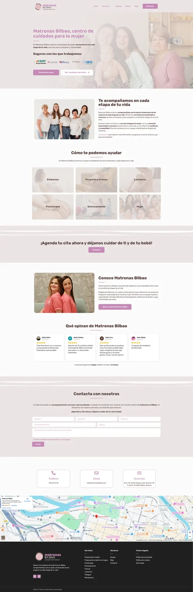 web Matronas Bilbao destacada