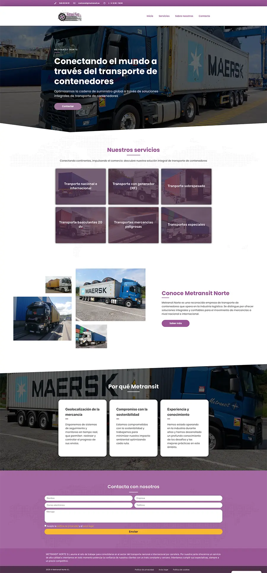 Web Metransit Norte